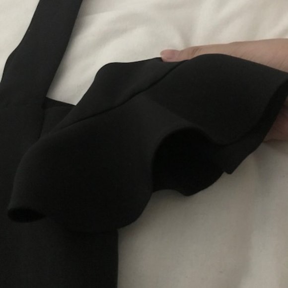 TOPSHOP Black Bardot Top - Picture 3 of 4